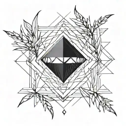 A Single Strand Of Grass With A Small Diamond Balanced On Top Of It