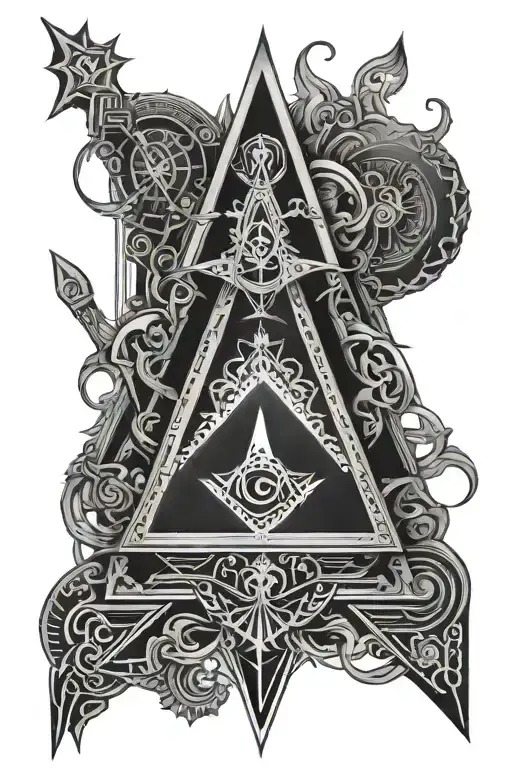 Gothic Masonic Symbol