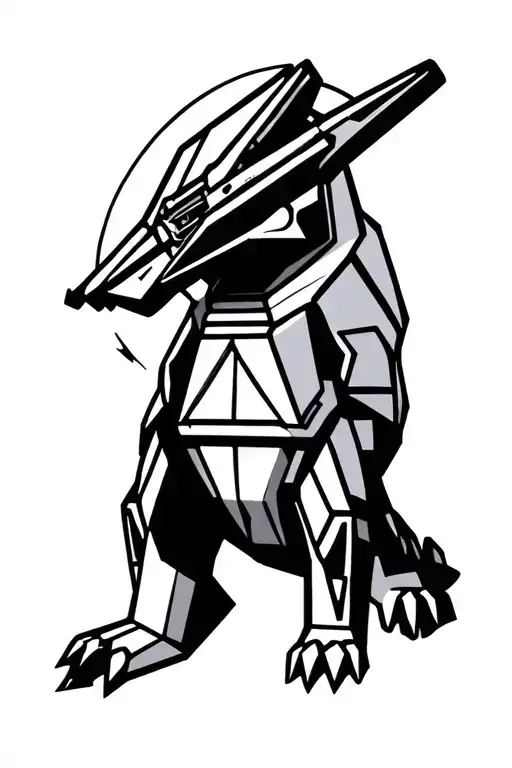 Pokemon Star Wars Crossover Tattoo Design