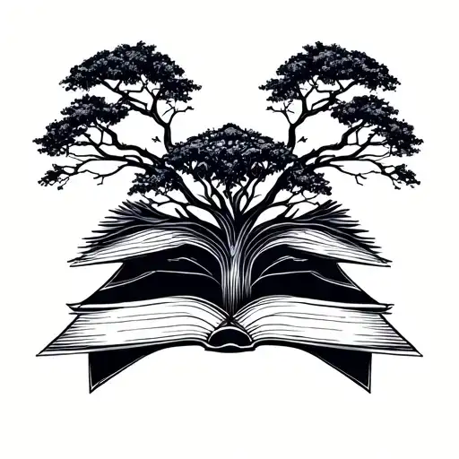 Tree And Books