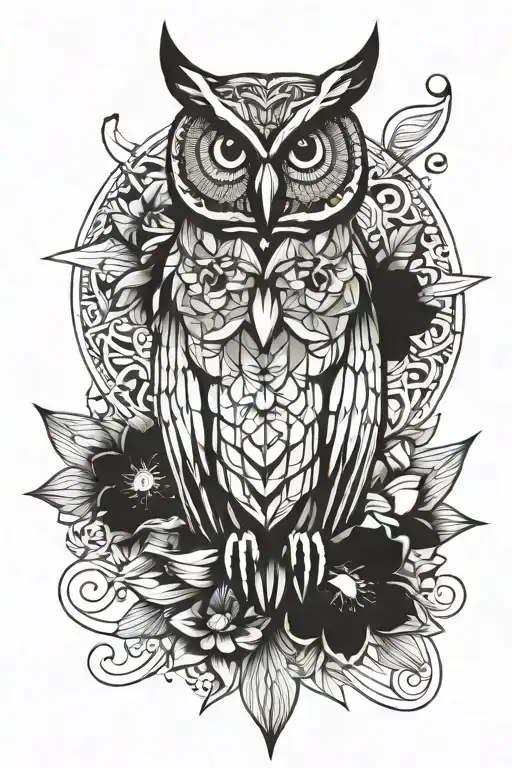 Owl Lilly Flower Blooming