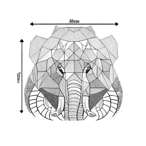 Half Bear Face Half Elephant Face
