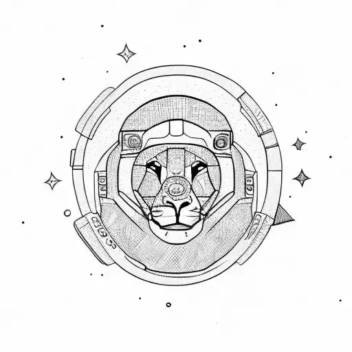 Astronaut Lion