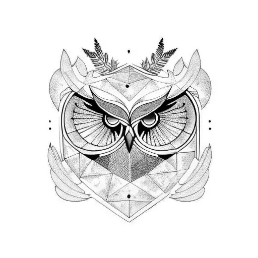 Owl With Write On Chest