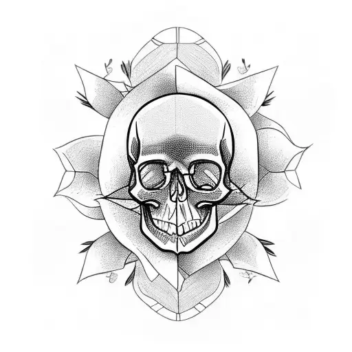 Skull And Roses