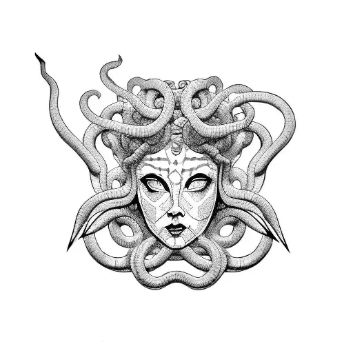 Medusa With Devil