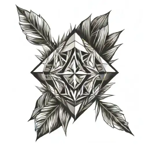 A Diamond On Top Of A Blade Of Grass