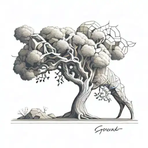 A Growing Tree That Turns Into A Muscular Greek God From A Small Child