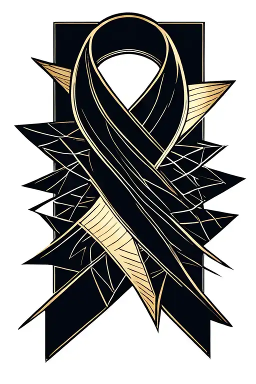 Cancer Ribbon Wrapping