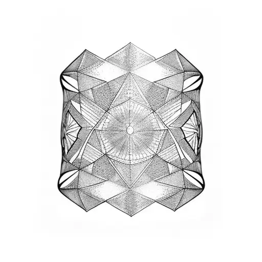 Armband Geomatric Black Lines Dotwork