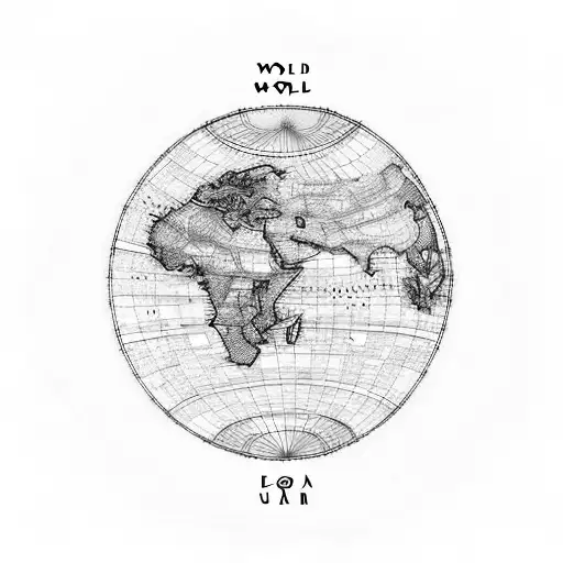 A Map Of The World With Different Languages And Book Symbols Scattered Across It