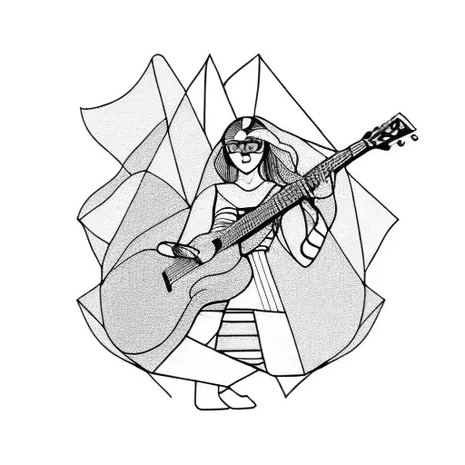 Guitar With Woman Body