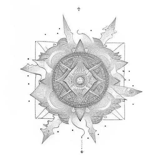 Spiritual Psychedelic Colorful Simple