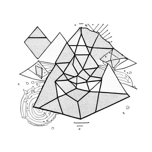 Triangle With A Bonsai Tree