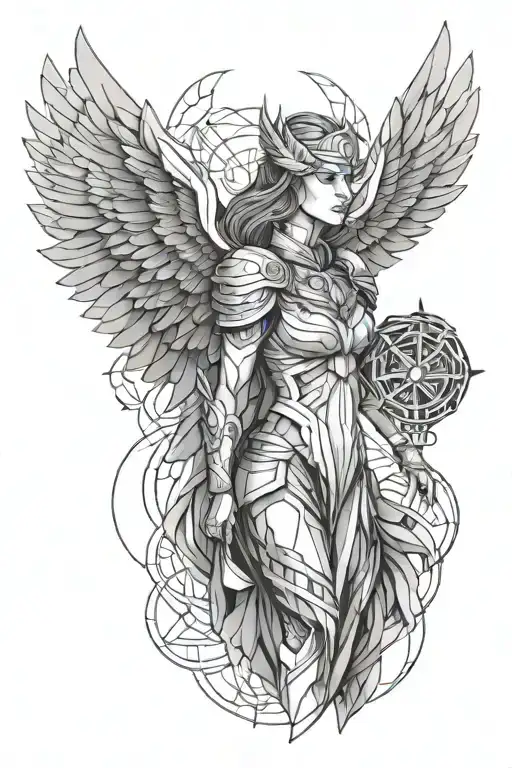 Valkyrie With Wings