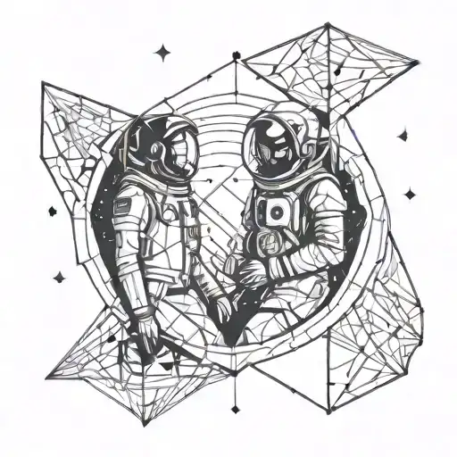 Lonely Couple In Space