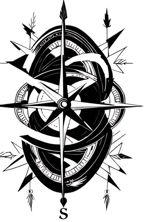 Compass With Arrow