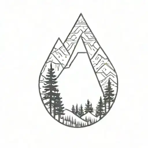 Forest And Mountains