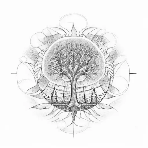 Tree Of Life Withe The Name Irina