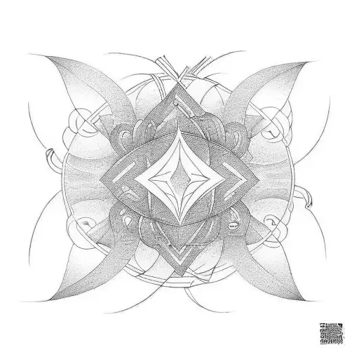 Small 111 Within An Infinity Symbol