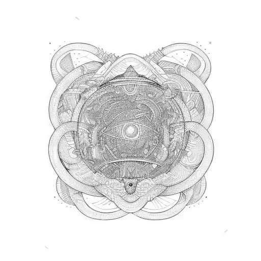 5 Lines Of Different Thickness And Not Continuous