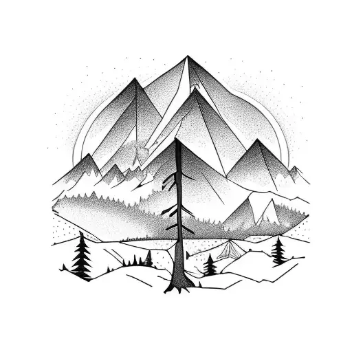 Camping And Mountain Forrest