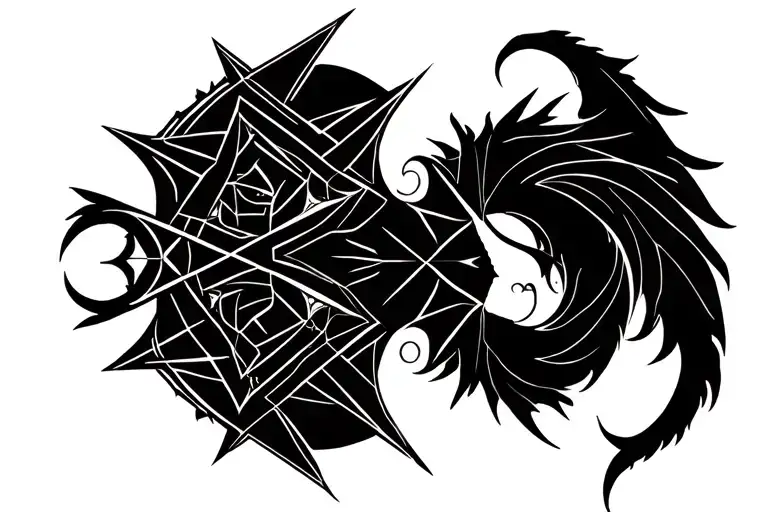 Angle And Demon Sleeve