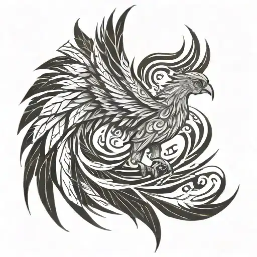 Phoenix Rising From Ashes