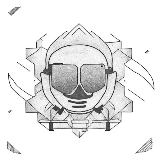 Minimal Tattoo For My Brother Who Loves Photography And Surfing And Skateboarding