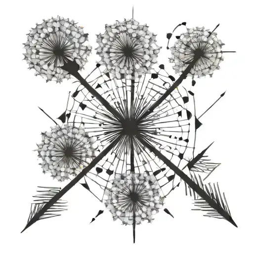 Dandelion Turning Into Arrows
