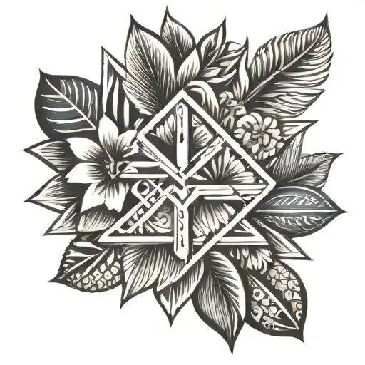 A Hawaiian Pattern Shoulder