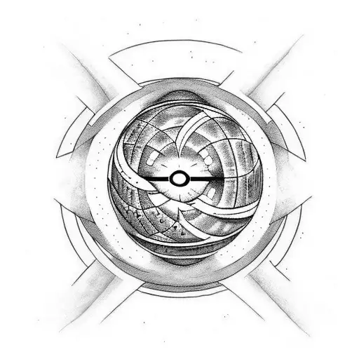 Design A Tattoo That Incorporates A Planet As The Eye Of A Mythological Creature