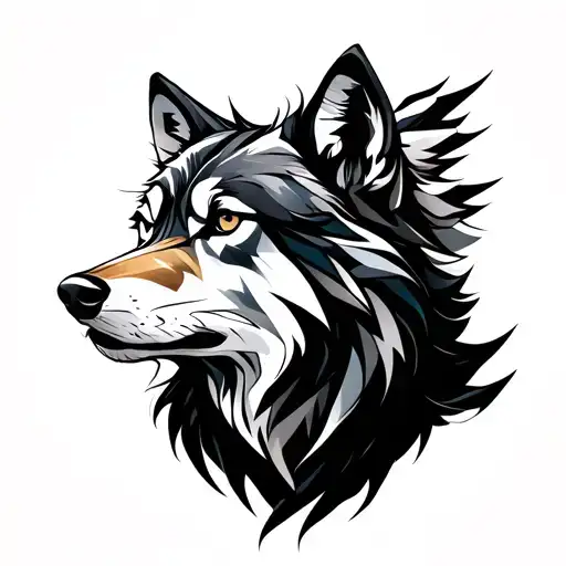 Wolf In The Form Of Winds