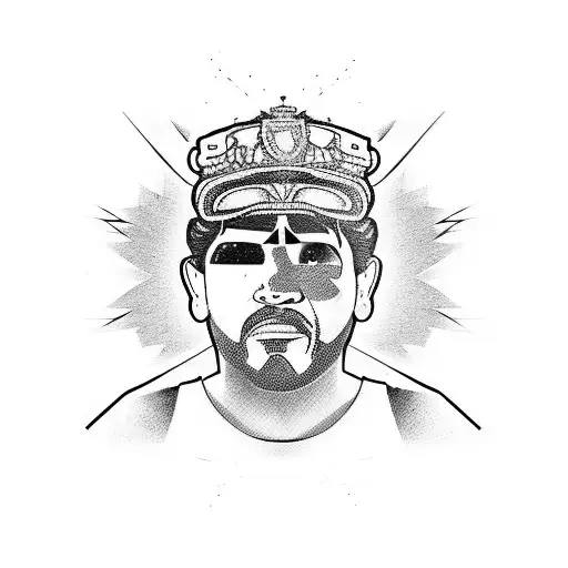 Maradona's 10 With Argentinian Sun