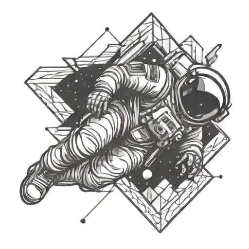 Astronaut Falling Icarus