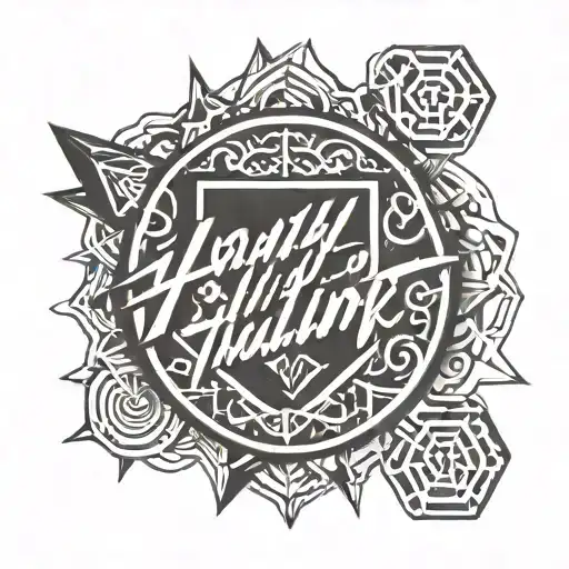 Halftime Logo In Script Font