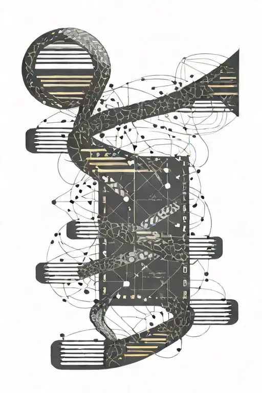 Human Dna With Famous Phrases Of Scientists