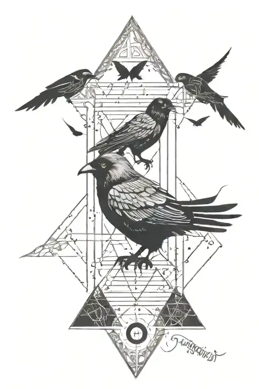 Dna Of The Ideal Person With Crows And The Phrase Think And Grow Rich