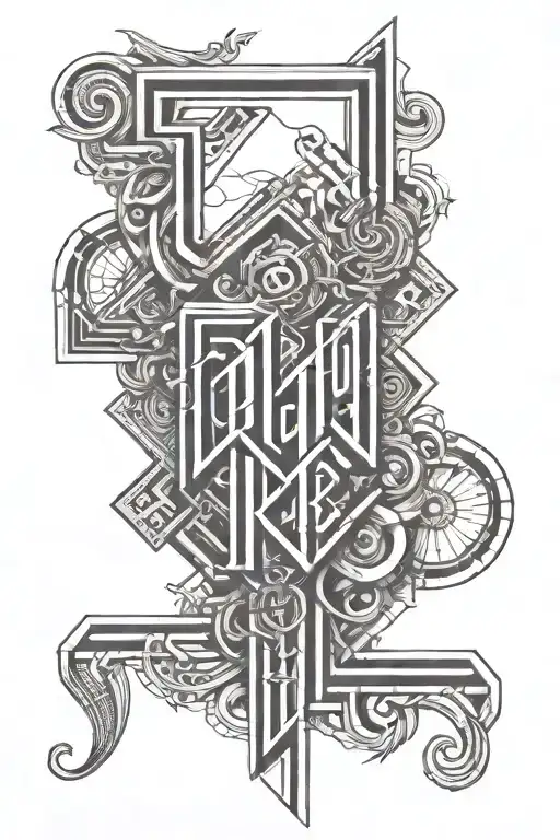 Lettering Tattoo On The Foot Stepping