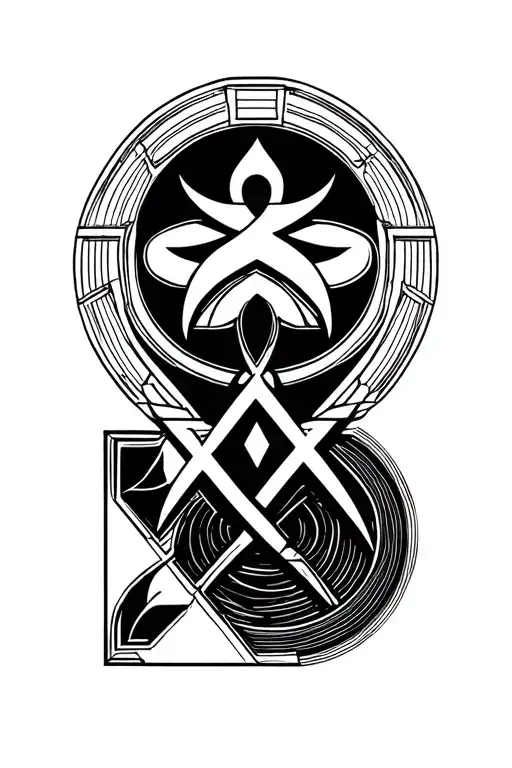 Alpha And Omega Symbol