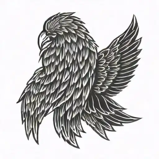 Rammstein Logo Angel Wings