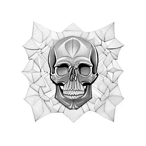 Holding Skull Ruffle