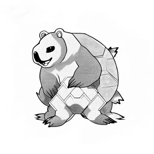 Bear And Squirtle From Pokemon