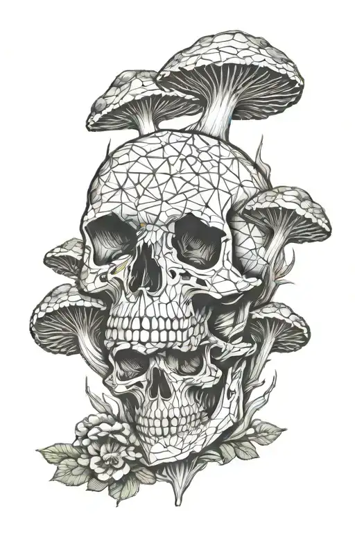 Cryptic Skull Mushroom Growing