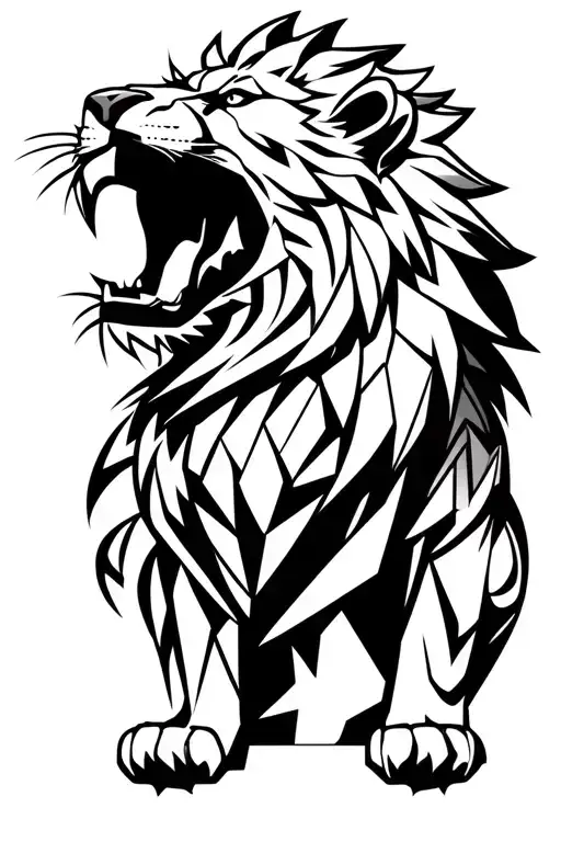 Lion Roaring