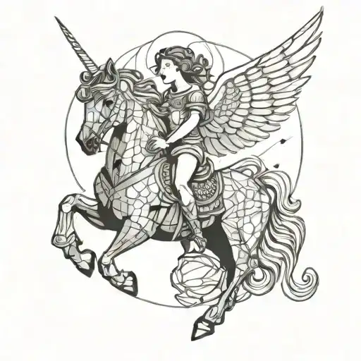 Angel On A Pegasus Et Galaxie