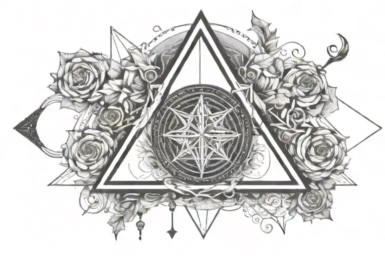 Fantasy Deathly Hallows Symbol