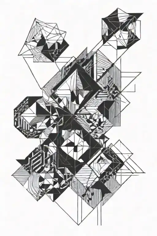 Minimalistic Geometric Abstract