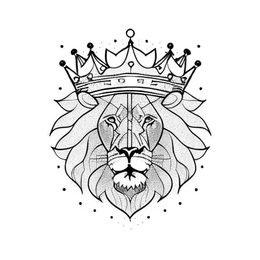Lion With Crown
