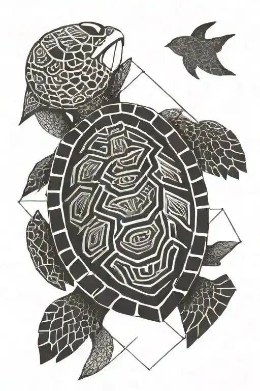 Turtle Swimming Gracefully